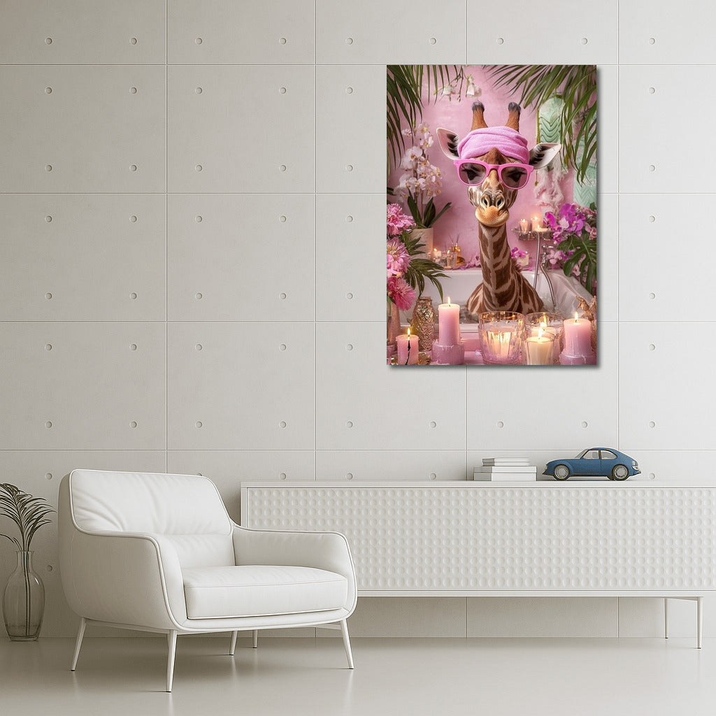 Giraffe in Pink Relax