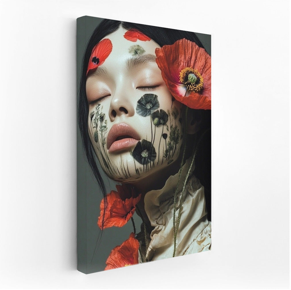 Flower Fantasy on the Face