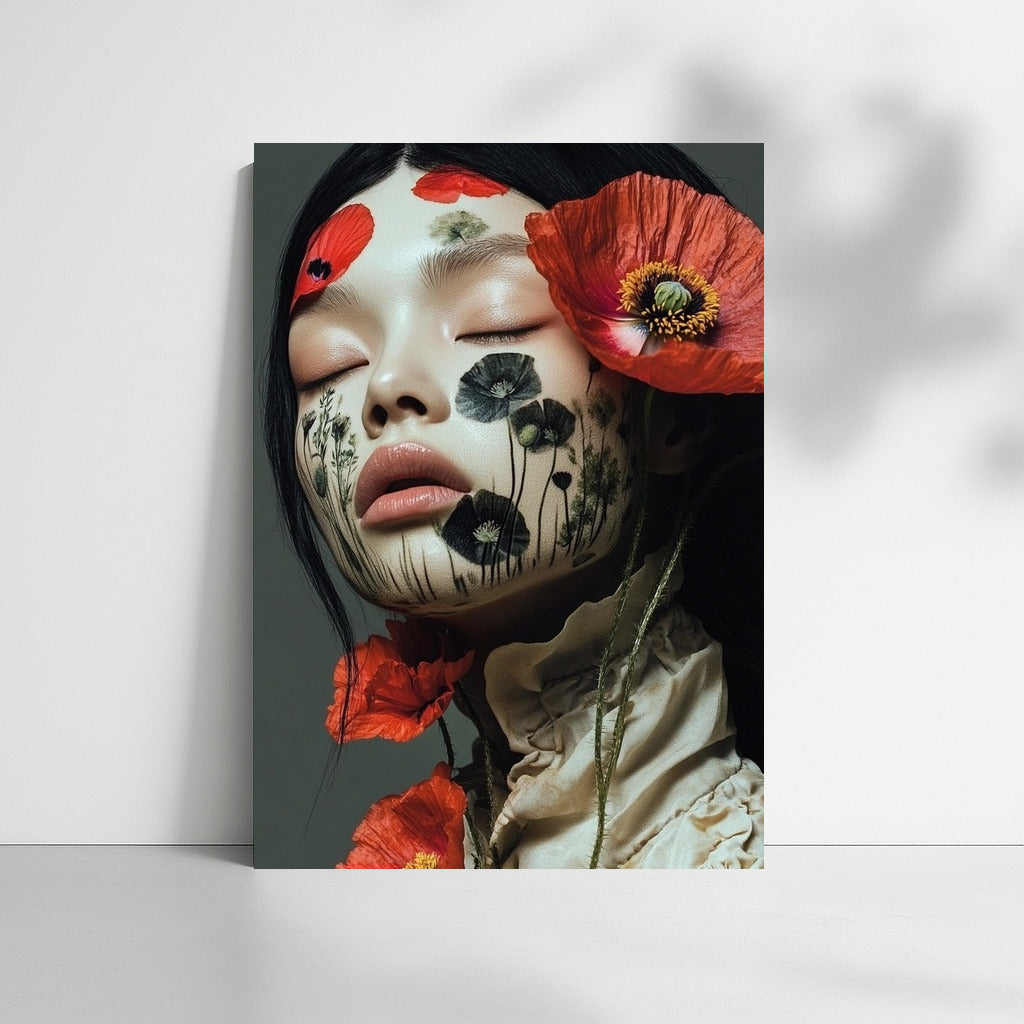Flower Fantasy on the Face