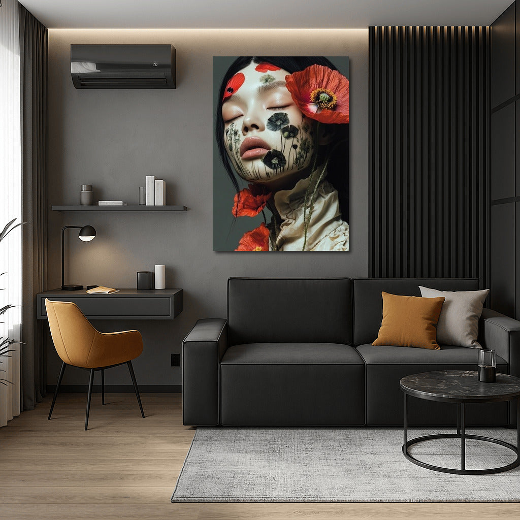 Flower Fantasy on the Face