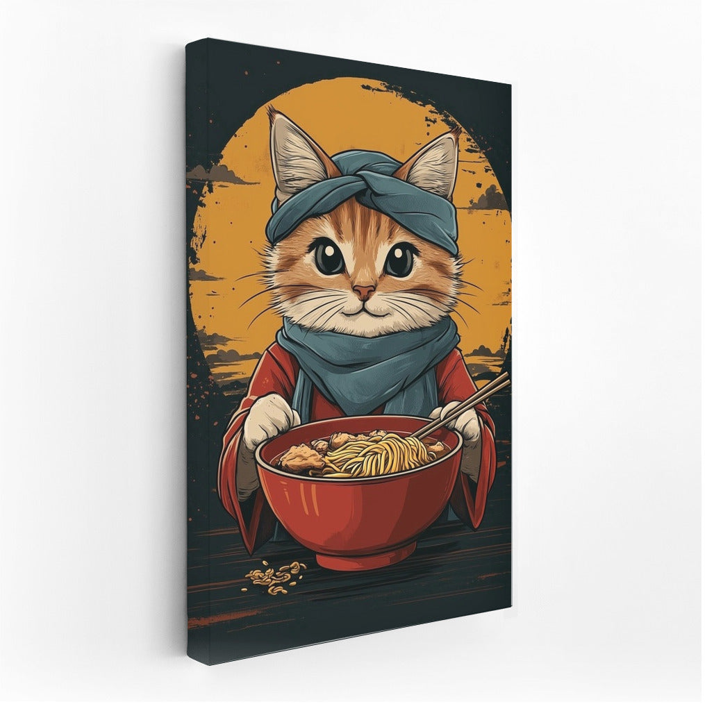 Gourmet in a Mustachioed Kimono