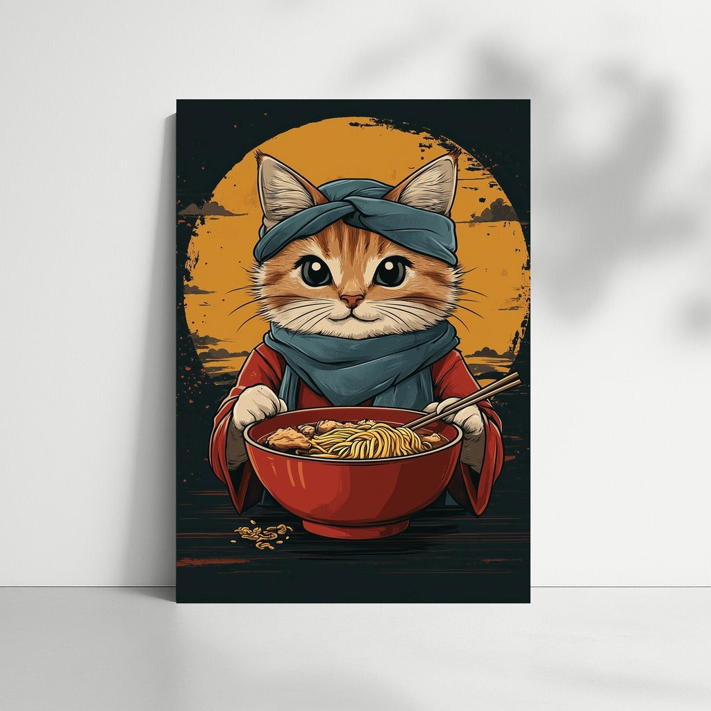 Gourmet in a Mustachioed Kimono