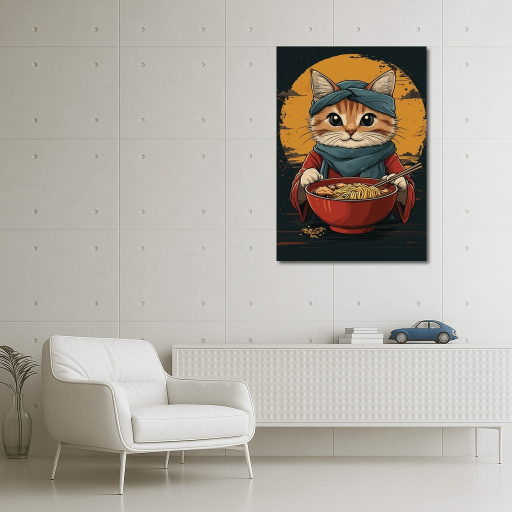 Gourmet in a Mustachioed Kimono