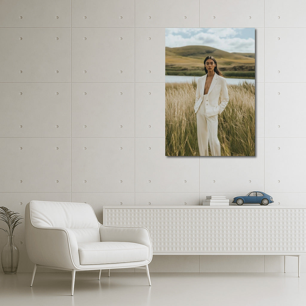 White Wanderer in the Embrace of Nature