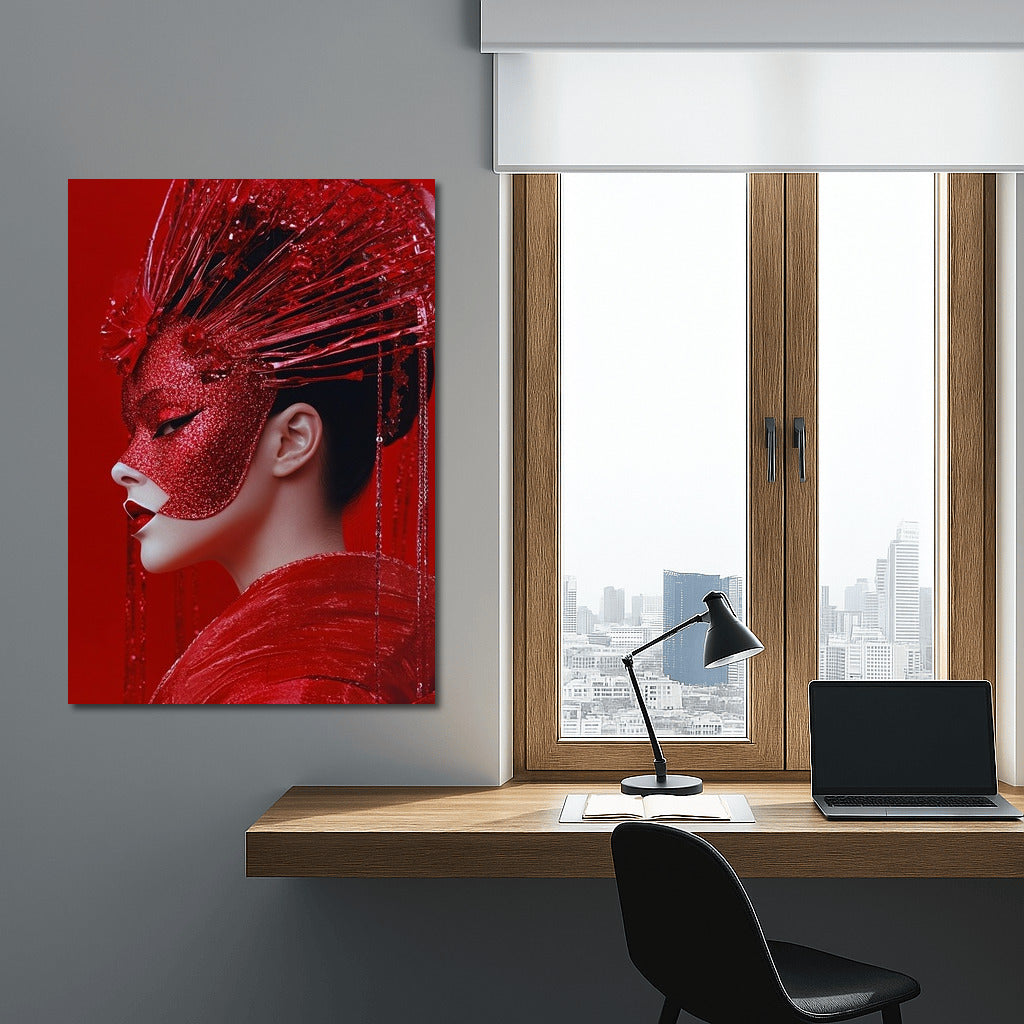 The Scarlet Veil of Intrigue