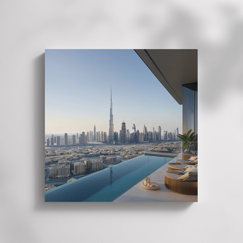 Oasis in the Clouds: Cityscape