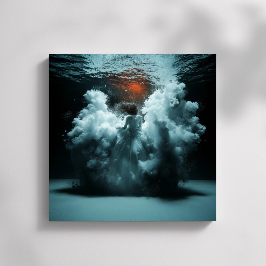 Secrets of the Depths: Silhouette in the Clouds