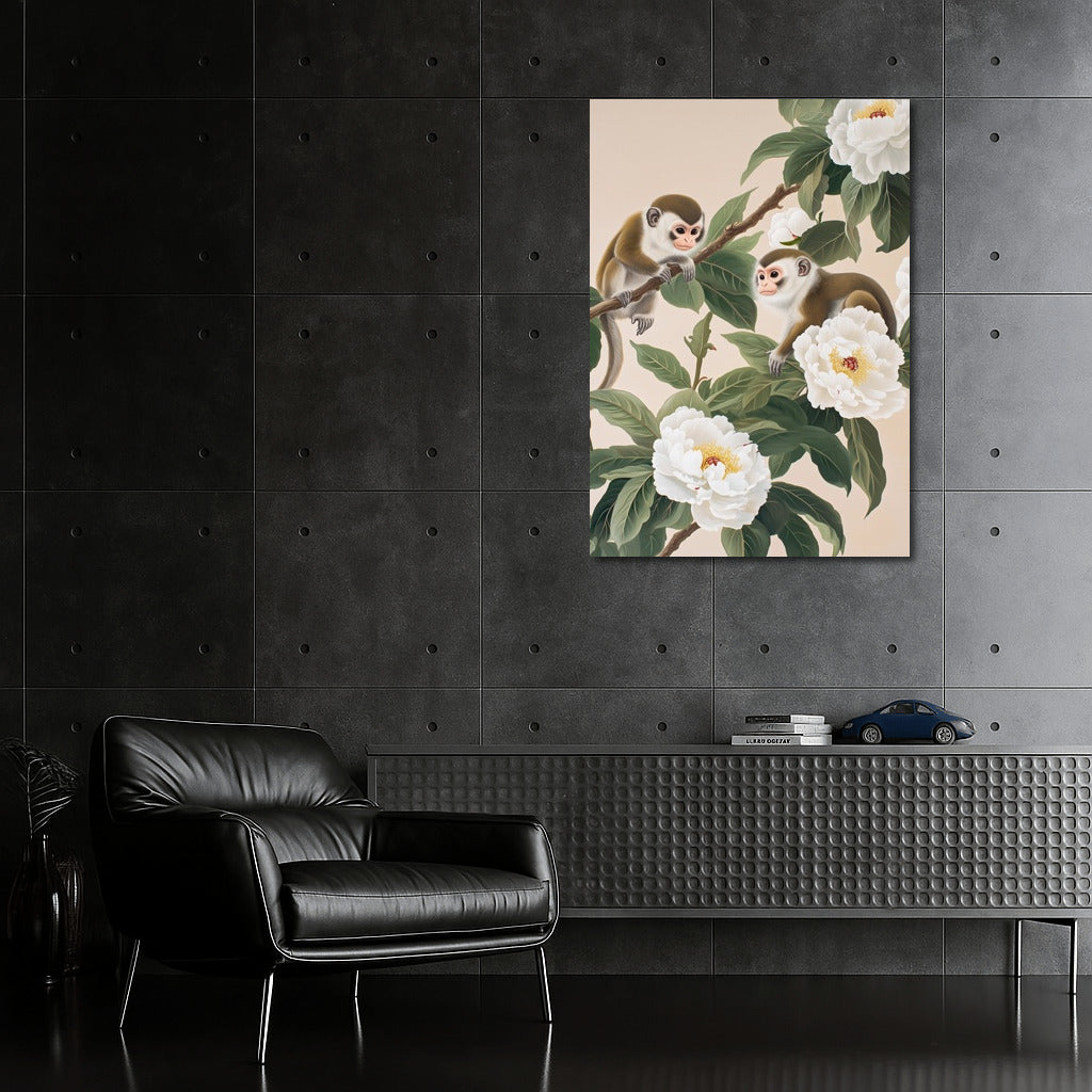 Peonies and Pranksters: Nature's Symphony