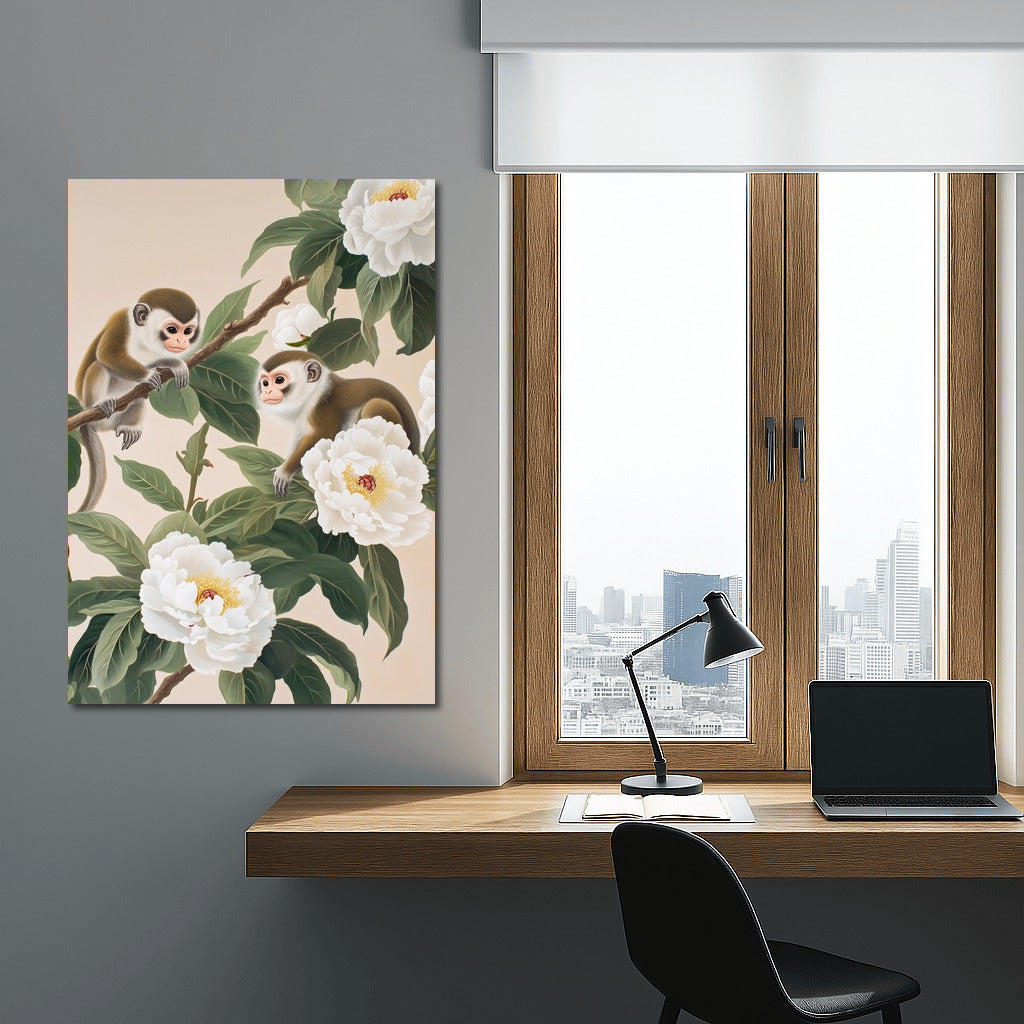 Peonies and Pranksters: Nature's Symphony