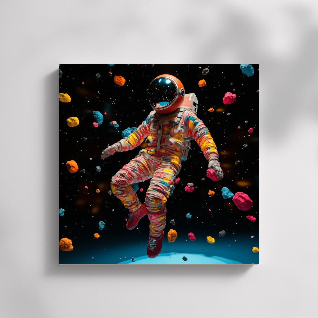 Dream Gravity: An Astronaut in a Whirlwind of Stars