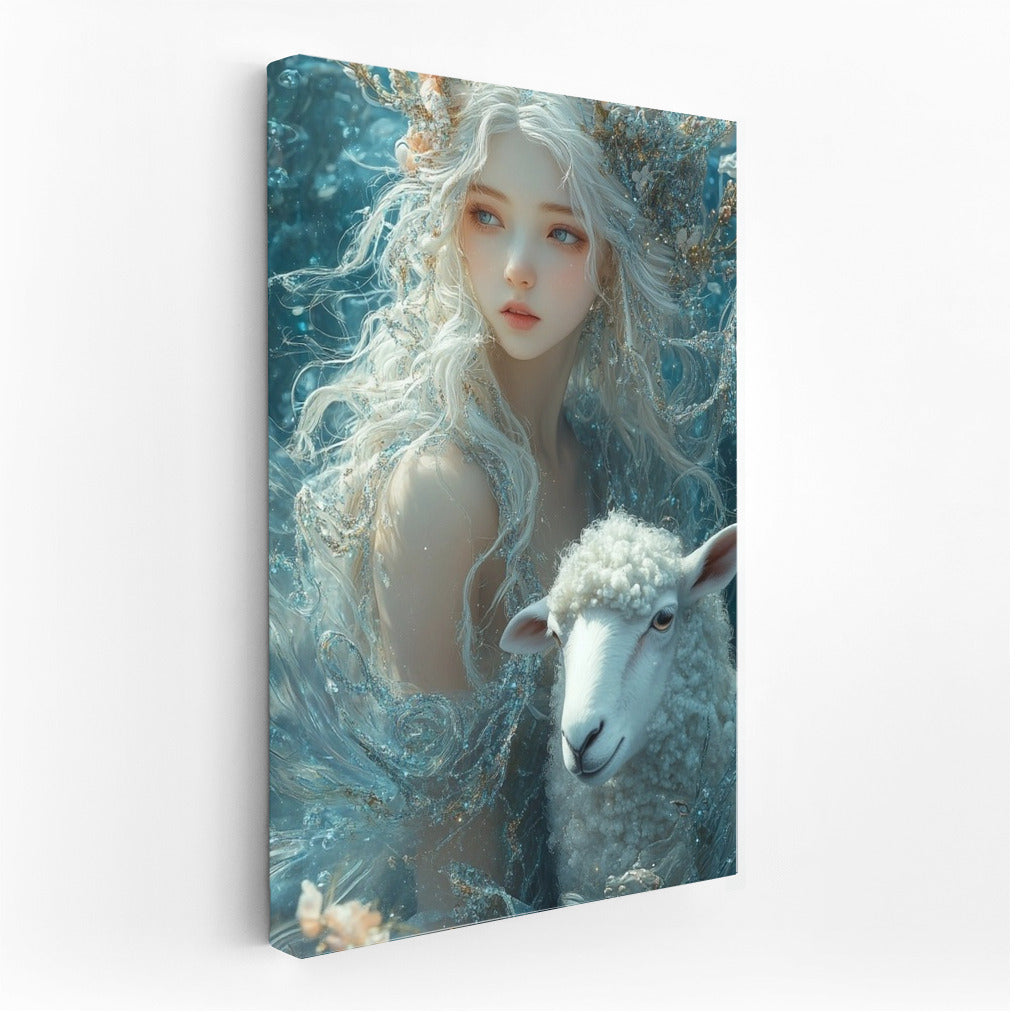 The Shepherdess's Dream: A Symphony of Ephemerality and Wool