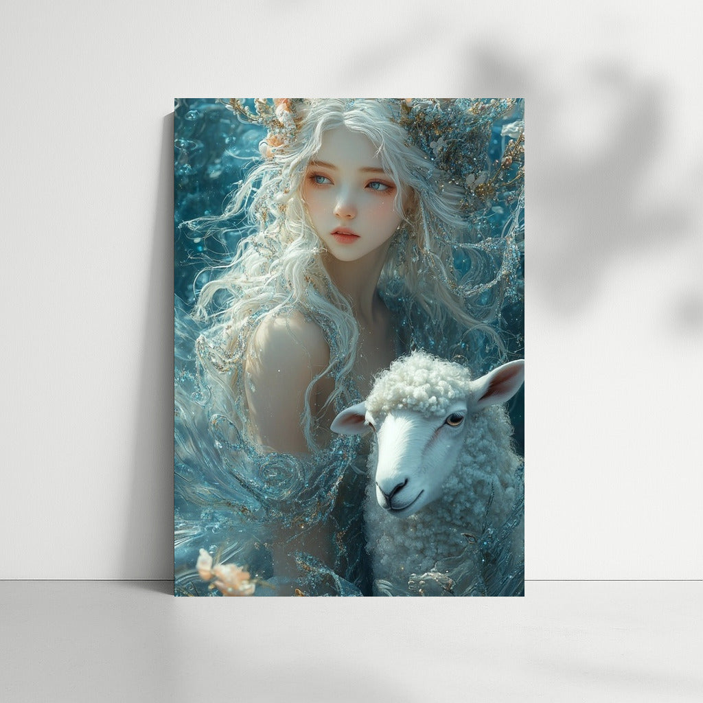The Shepherdess's Dream: A Symphony of Ephemerality and Wool