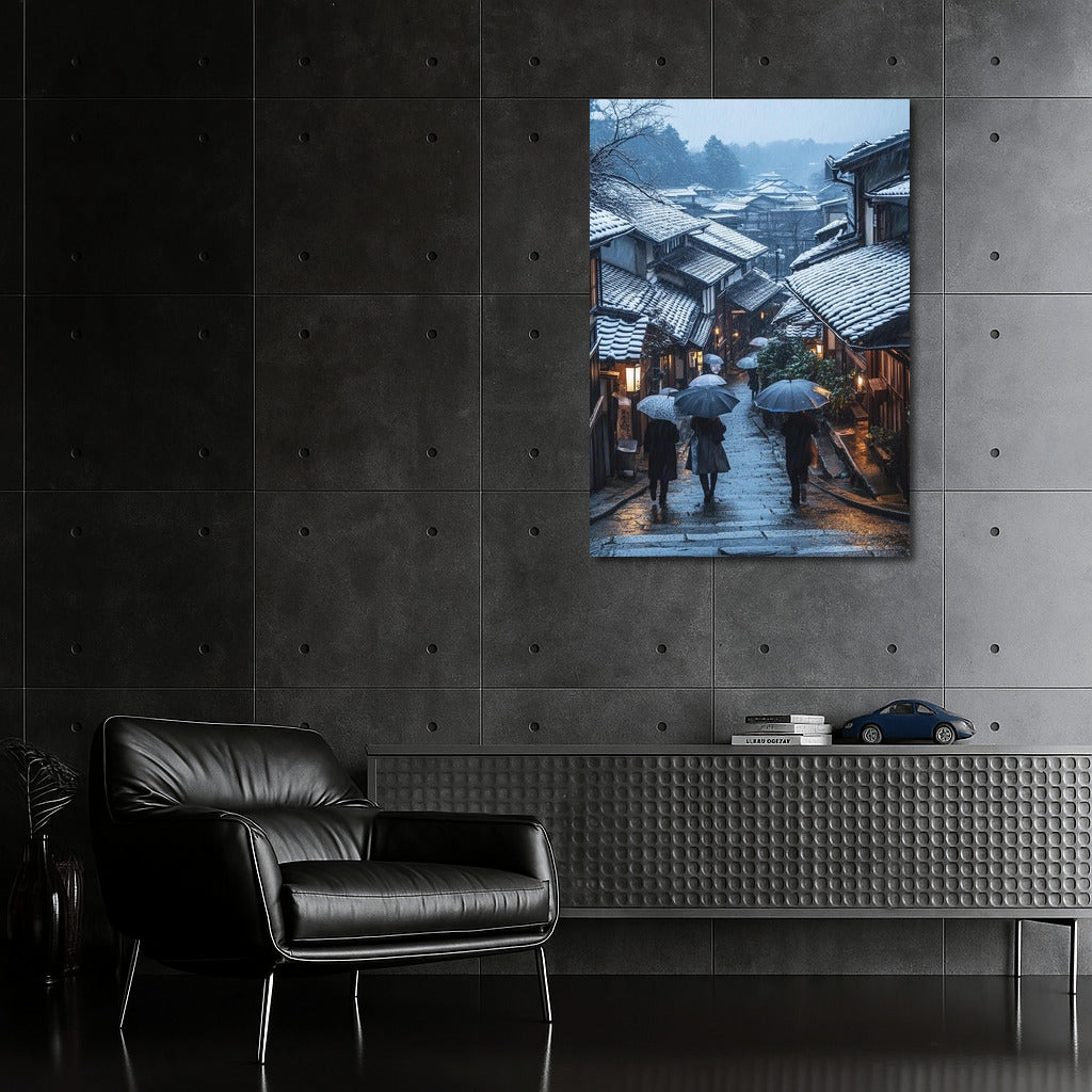 Umbrellas over the Snow Kingdom