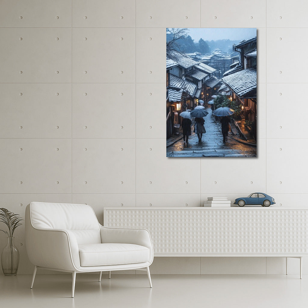 Umbrellas over the Snow Kingdom