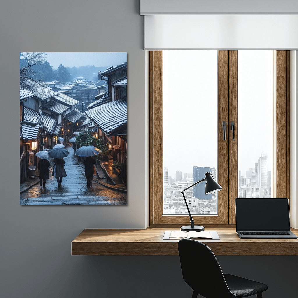 Umbrellas over the Snow Kingdom