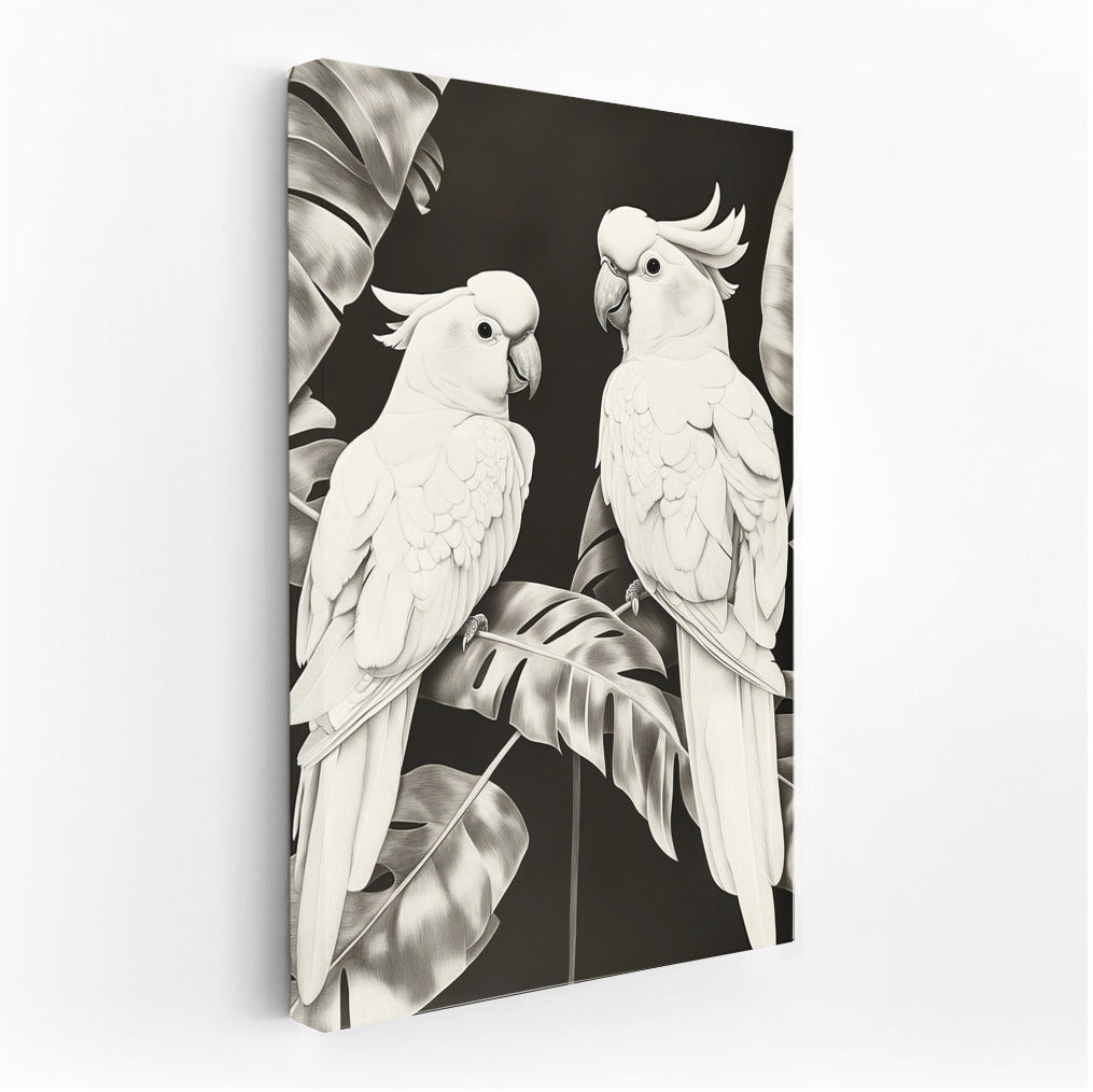 Tropical Symphony: Two Parrots in Paradise