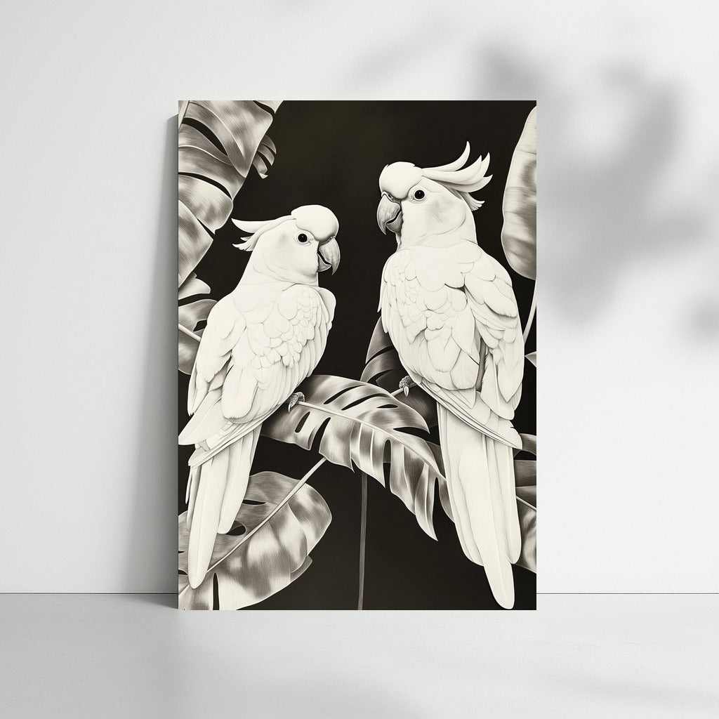 Tropical Symphony: Two Parrots in Paradise