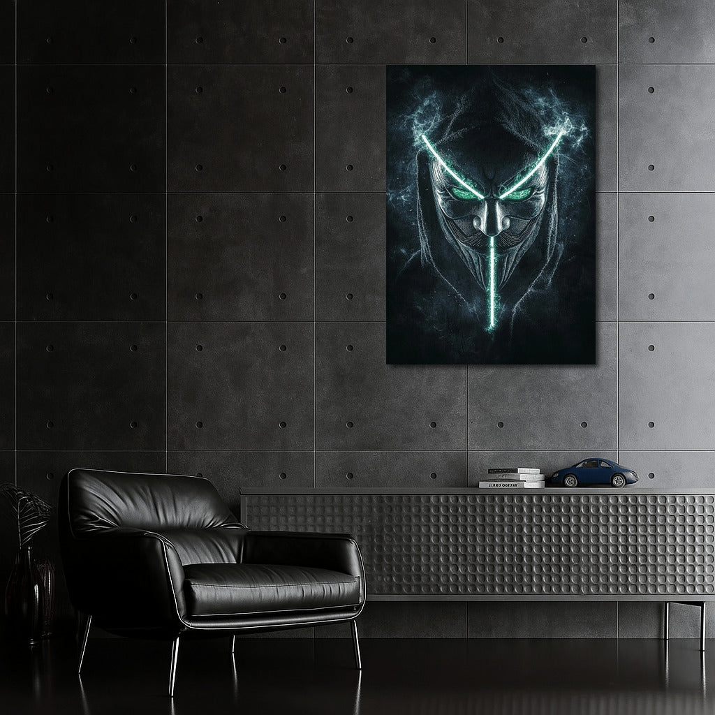 Neon Guardian of Mystery
