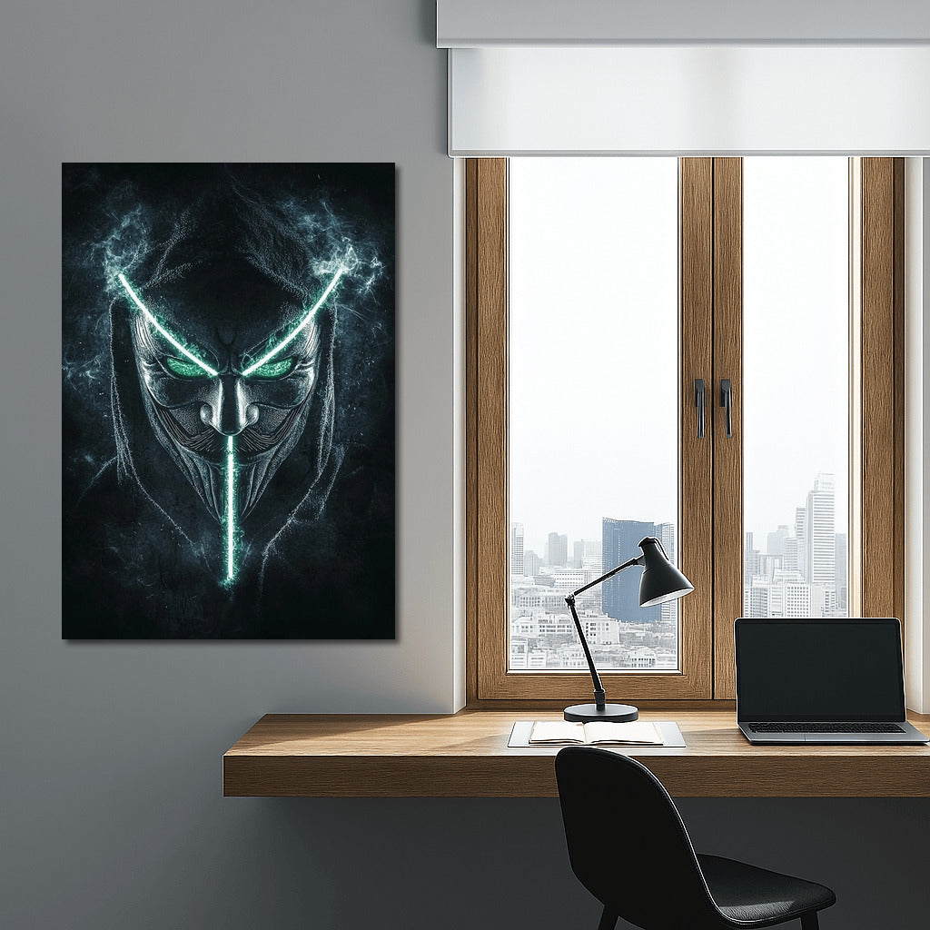 Neon Guardian of Mystery