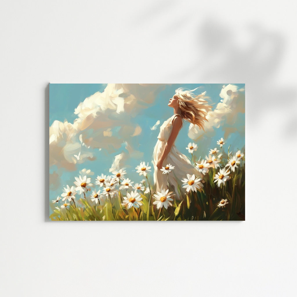 Dance of Daisies in the Wind