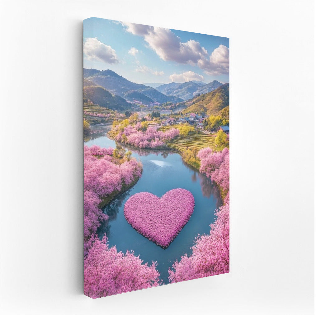 Heart in the Pink Forest