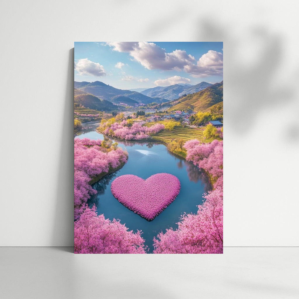 Heart in the Pink Forest
