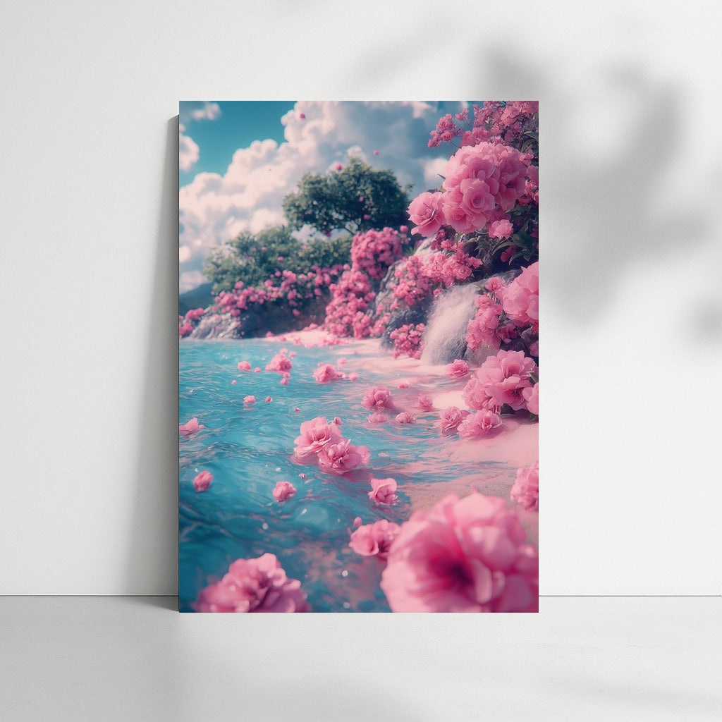 Pink Symphony of the Morning Shore