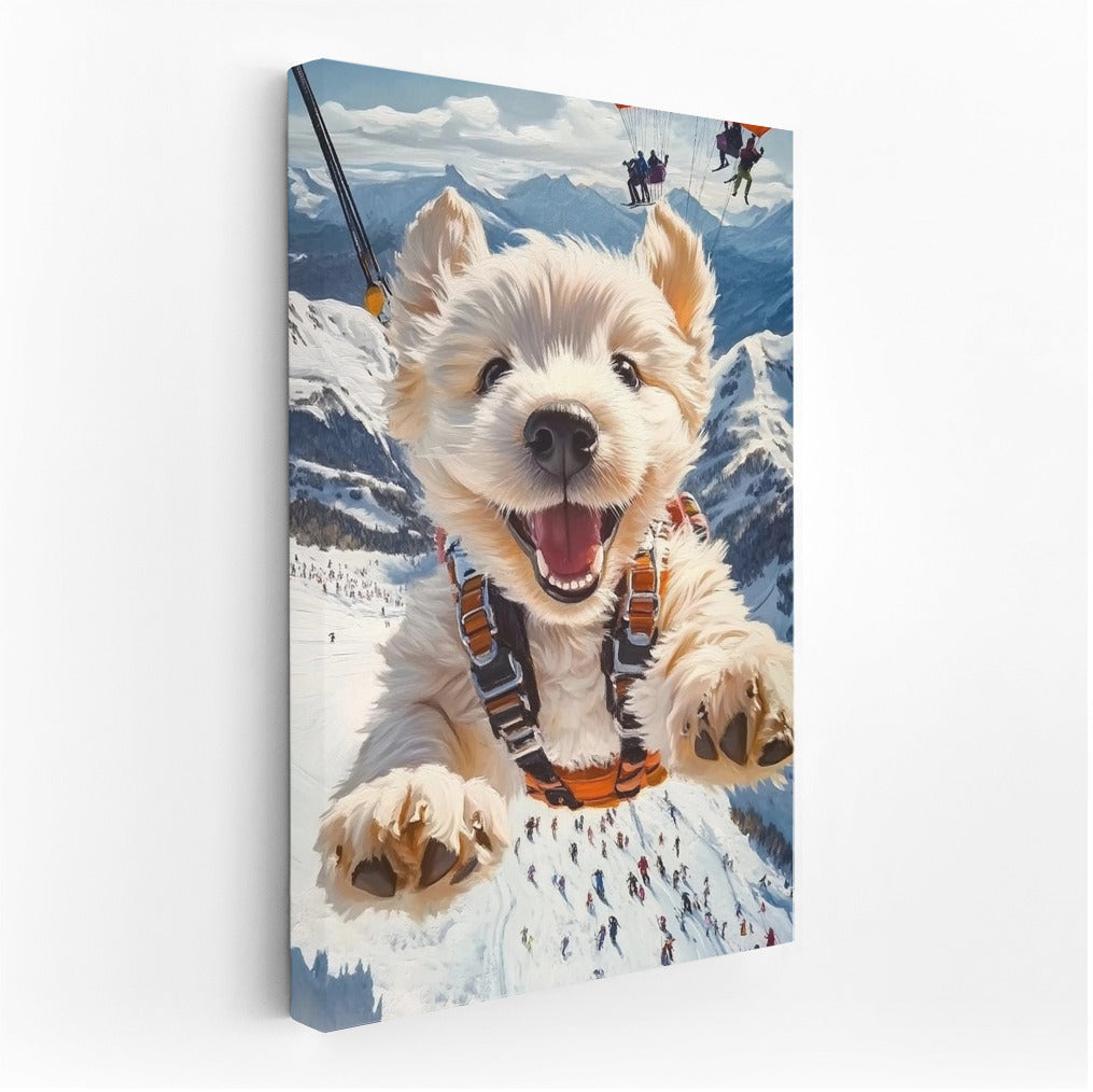 Puppy in the Sky of Joy