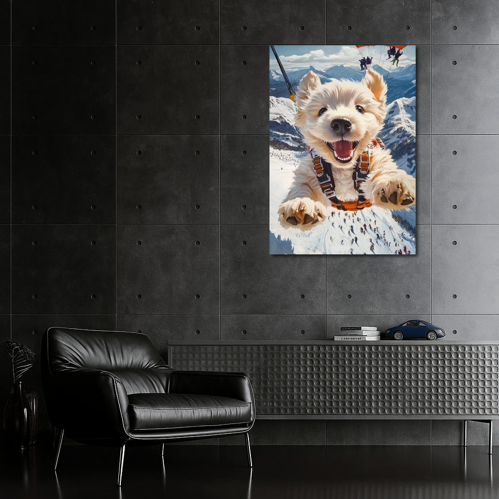 Puppy in the Sky of Joy