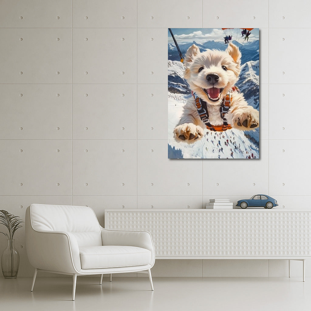 Puppy in the Sky of Joy