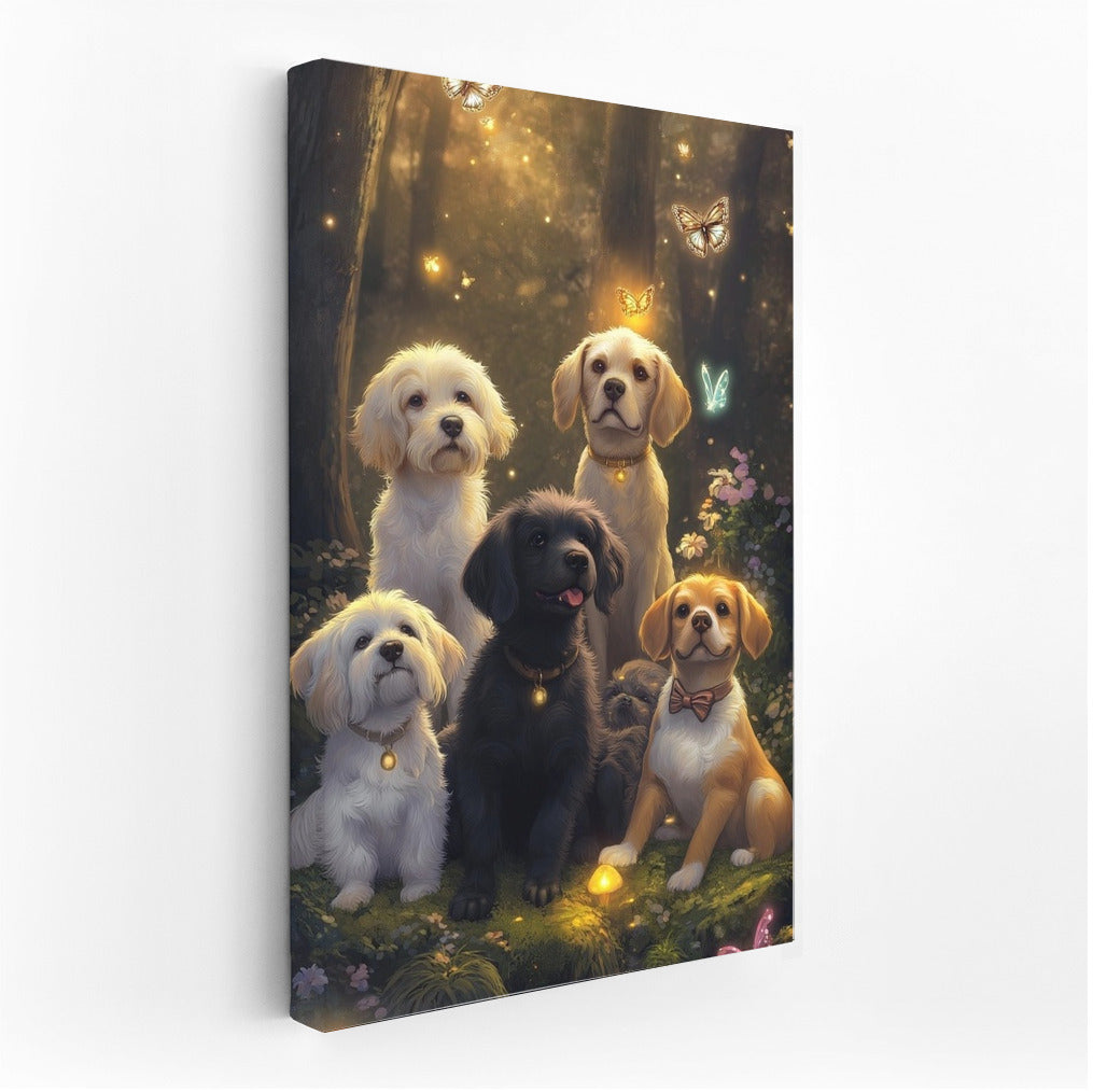 Puppy Dance in the Firefly Forest