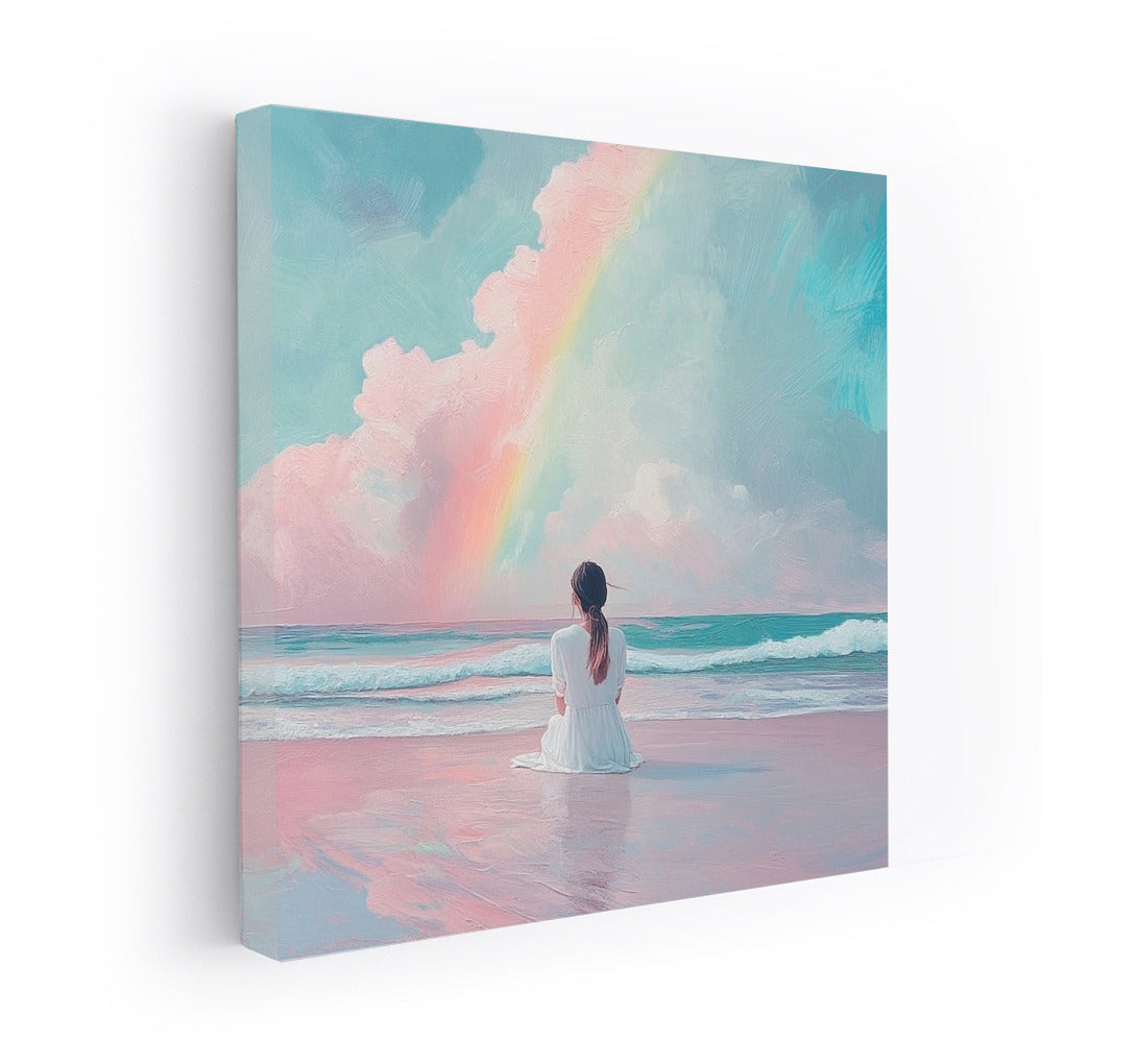 Rainbow Wanderer at the Shore of Dreams
