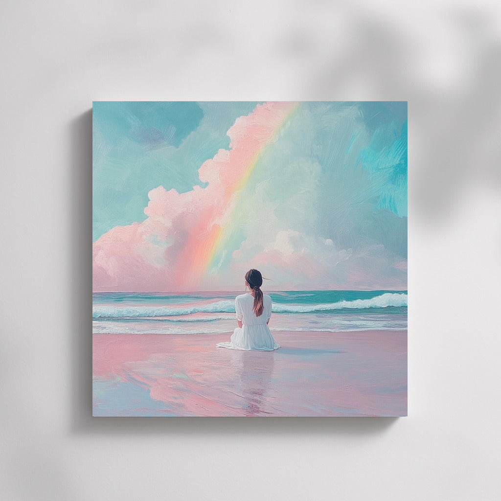 Rainbow Wanderer at the Shore of Dreams