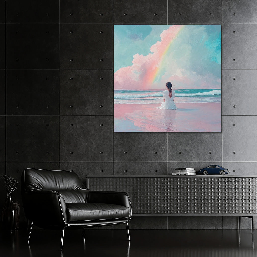 Rainbow Wanderer at the Shore of Dreams