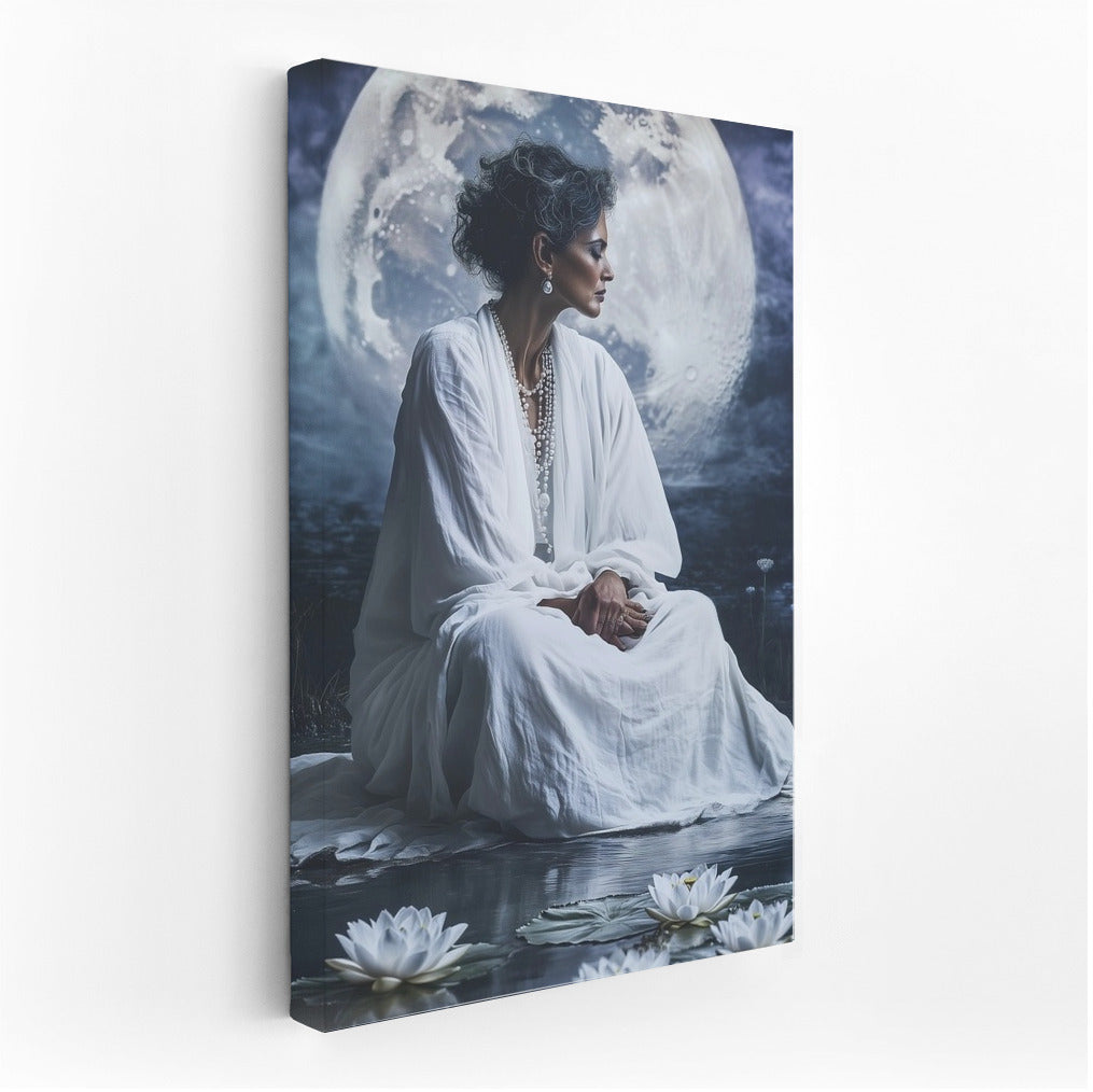 Moon Wanderer Among the Lilies