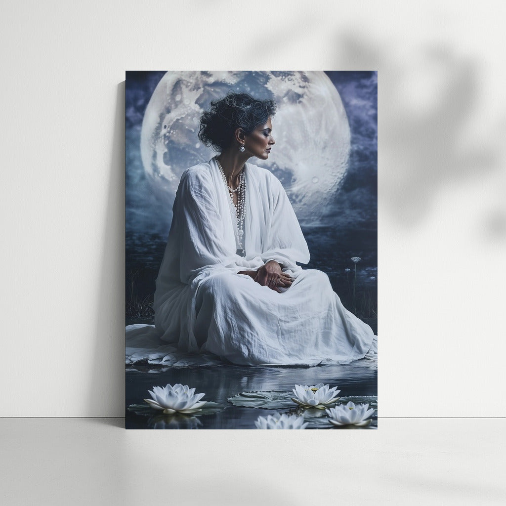 Moon Wanderer Among the Lilies