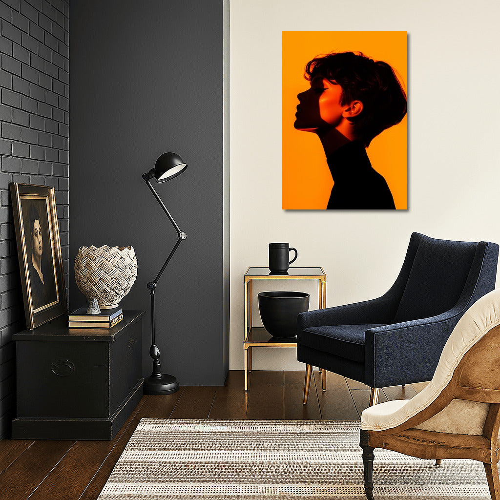 Dance of Shadows on a Light Canvas
