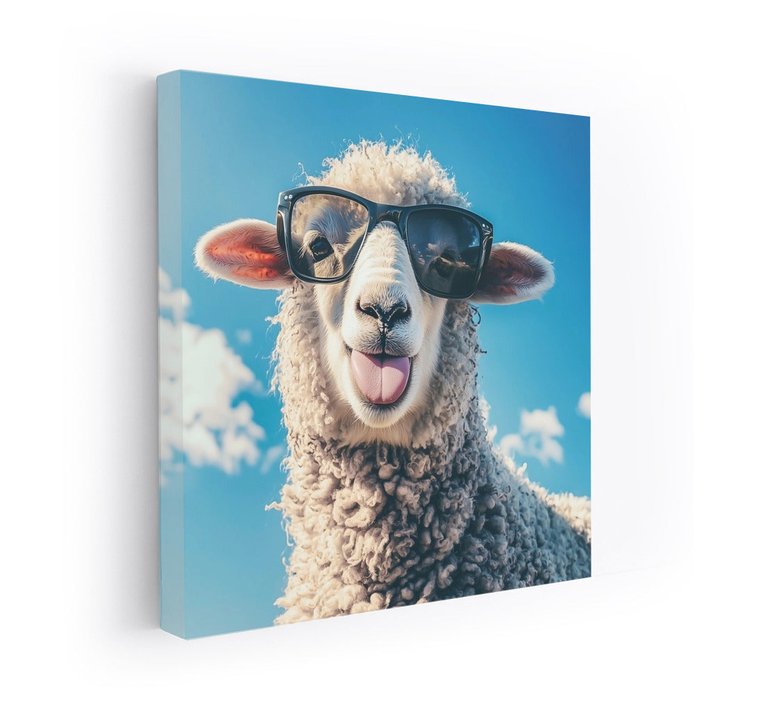 Sunny Sheep: Smile in Glasses