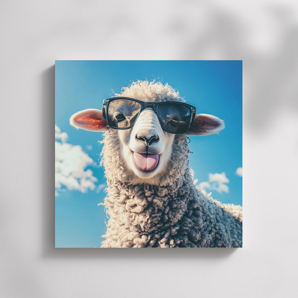 Sunny Sheep: Smile in Glasses