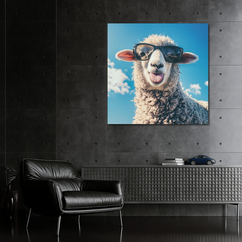 Sunny Sheep: Smile in Glasses