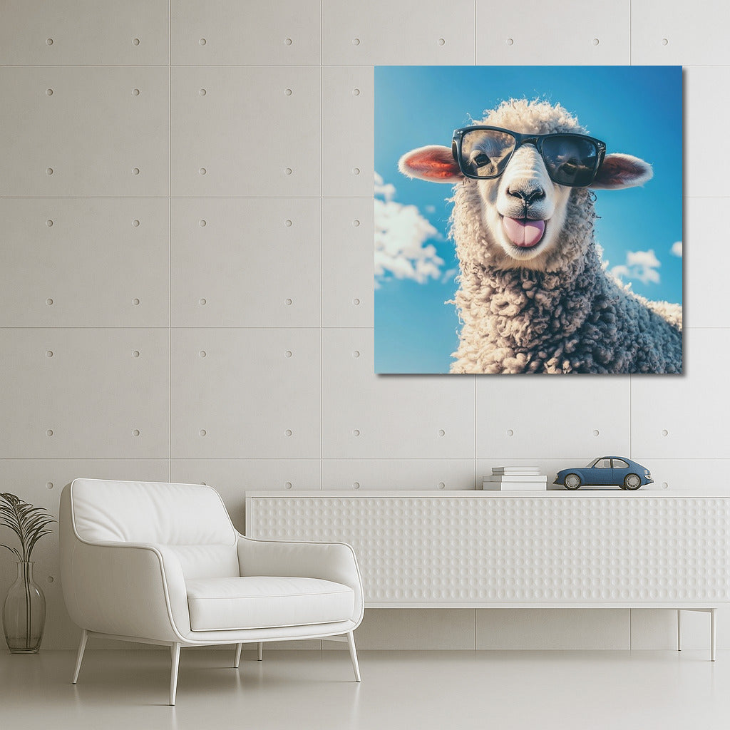 Sunny Sheep: Smile in Glasses
