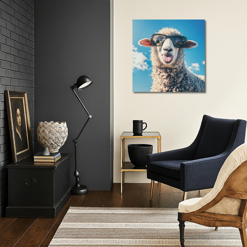 Sunny Sheep: Smile in Glasses