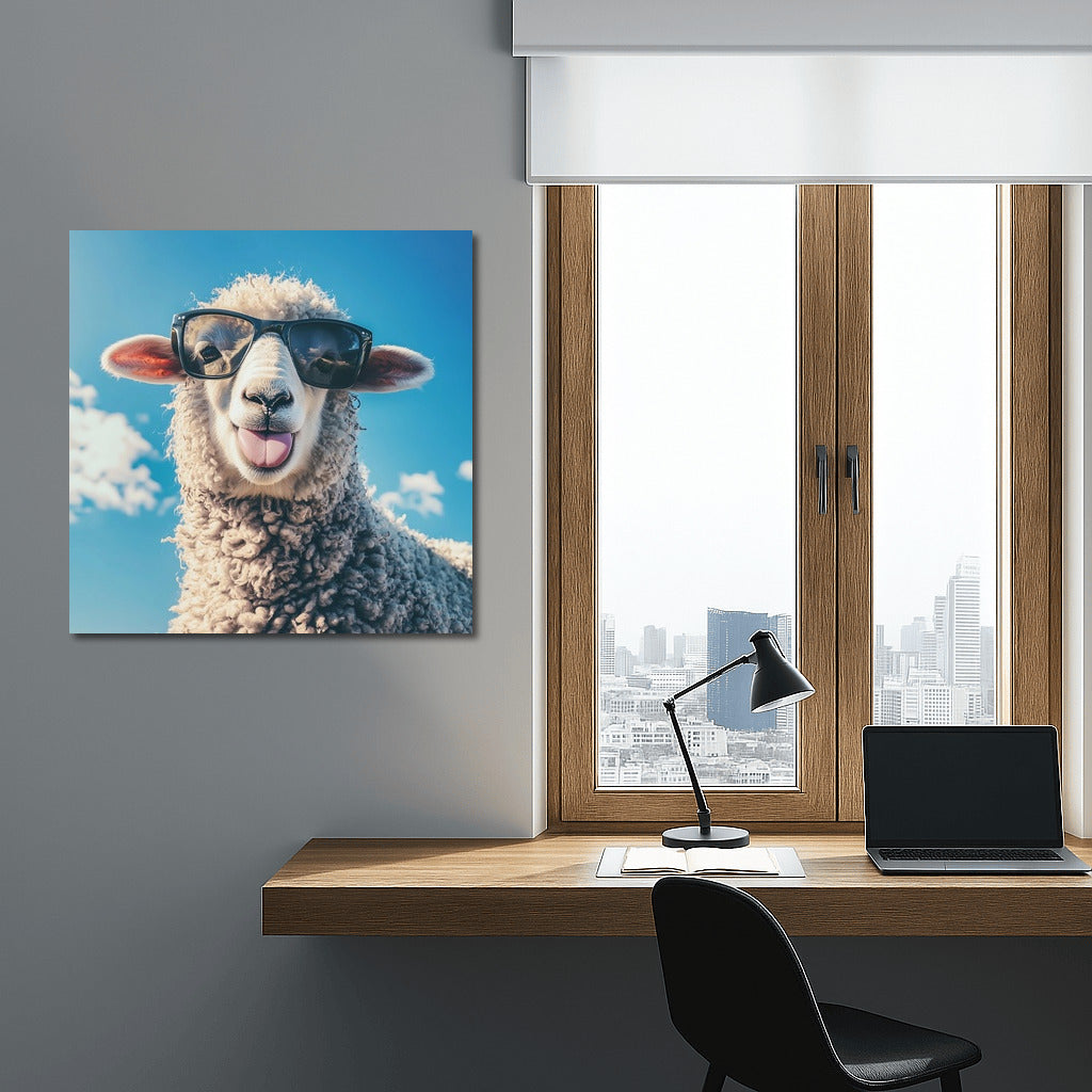 Sunny Sheep: Smile in Glasses