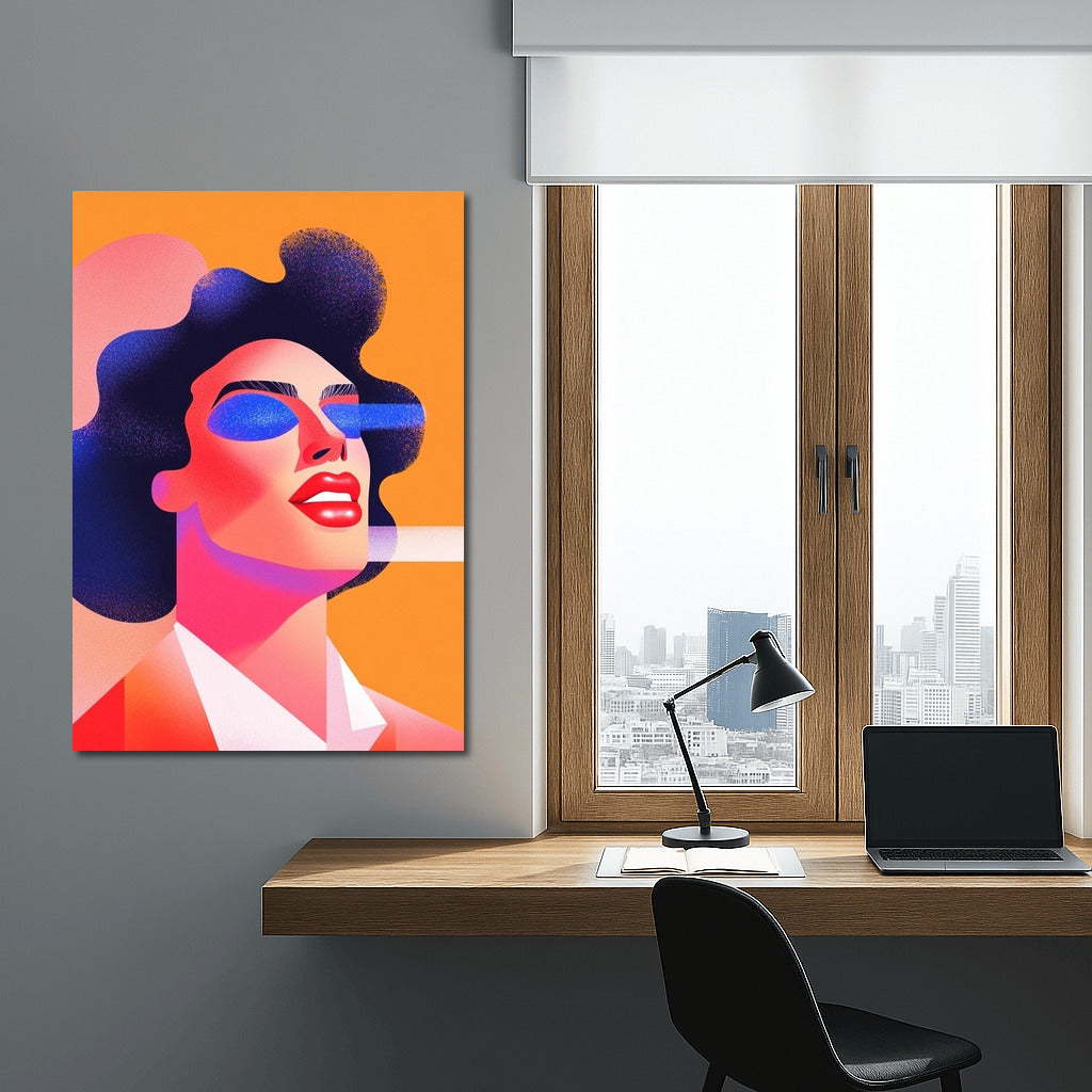 Neon Gaze: Oasis of Dreams