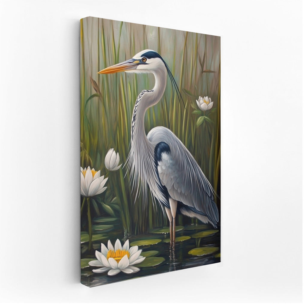 The Grace of the Snow-White Heron