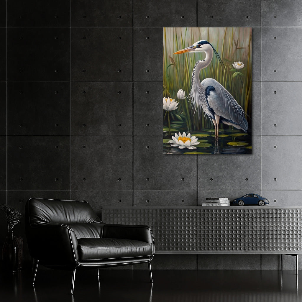 The Grace of the Snow-White Heron