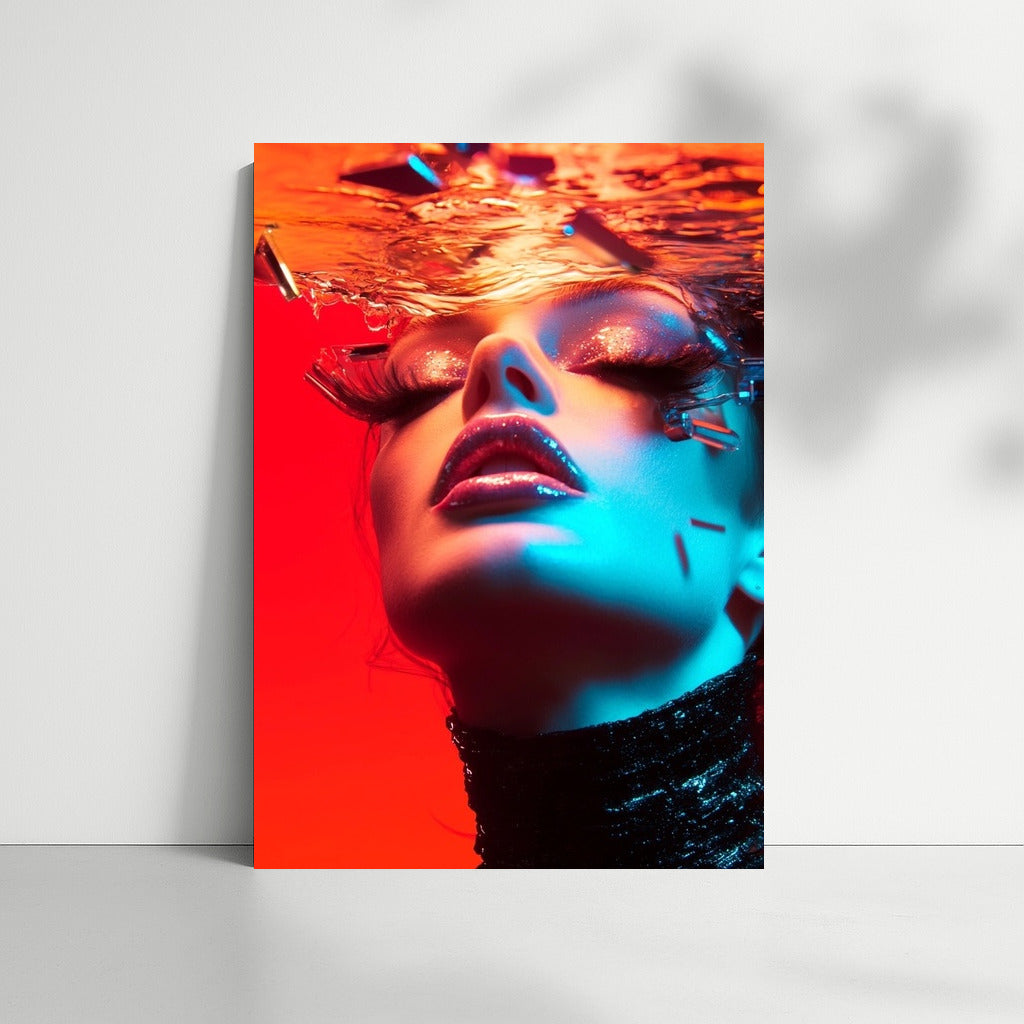 Neon Vortex of Emotions