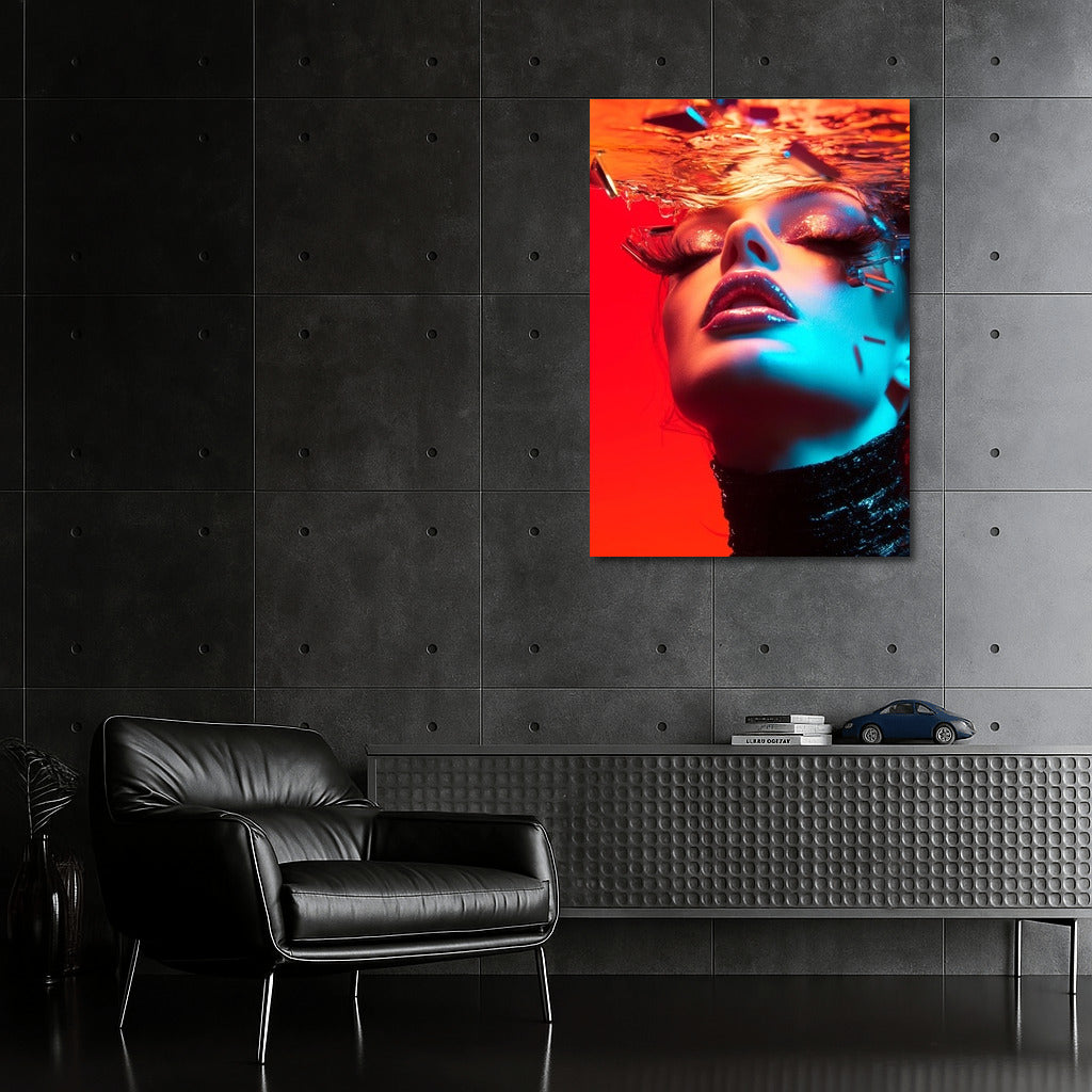 Neon Vortex of Emotions