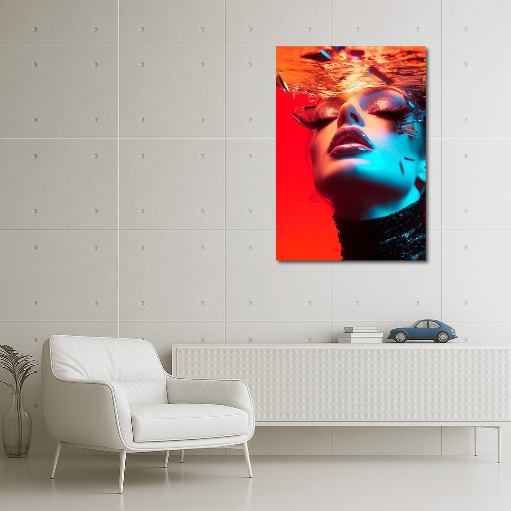 Neon Vortex of Emotions