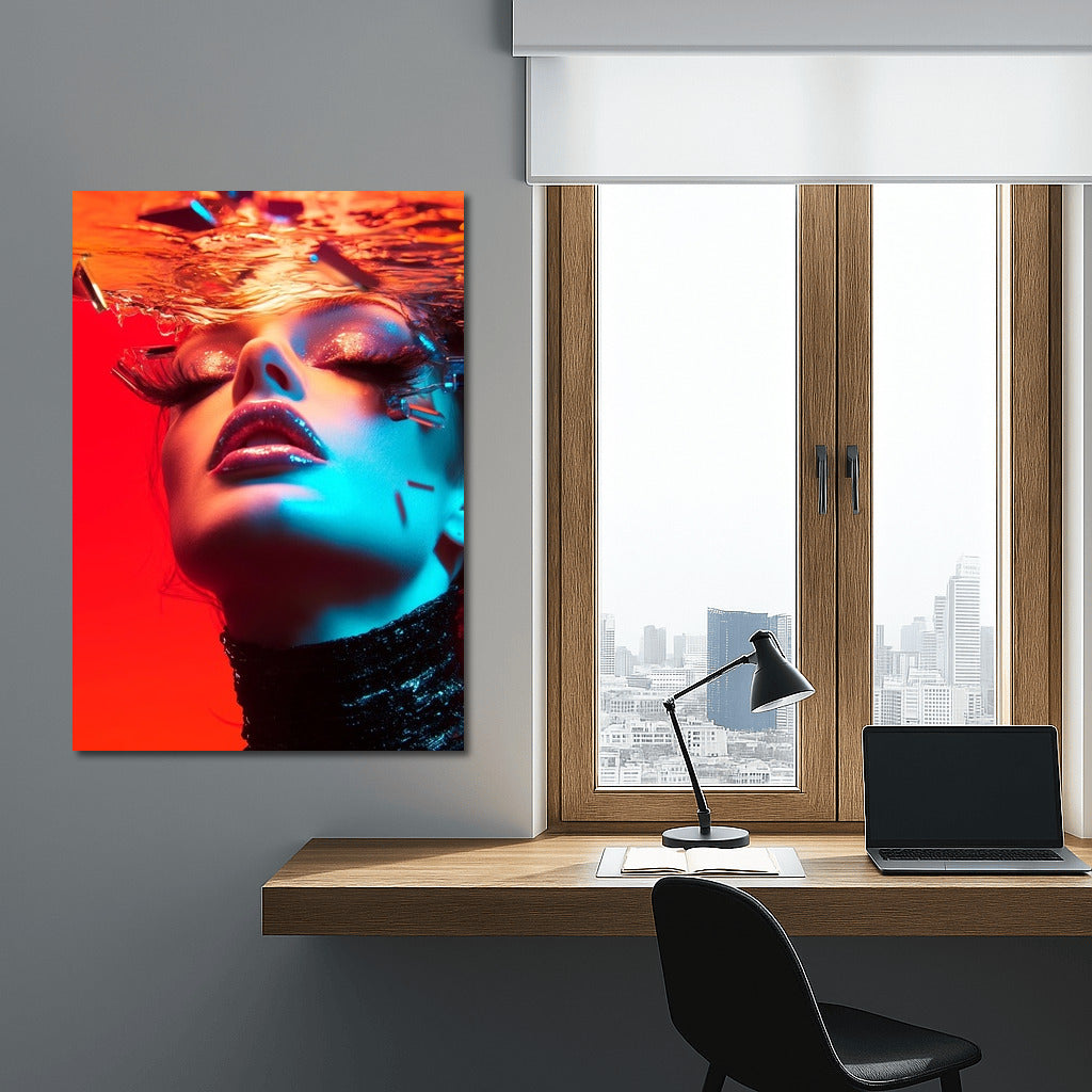 Neon Vortex of Emotions
